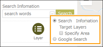 Search the map