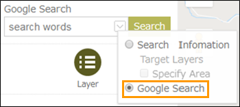 Use Google search