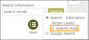 Select Specify Area
