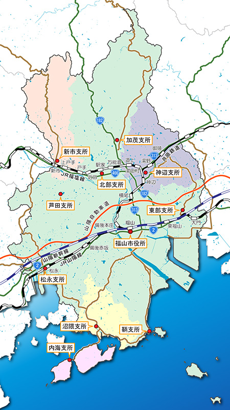 地図から場所を探す