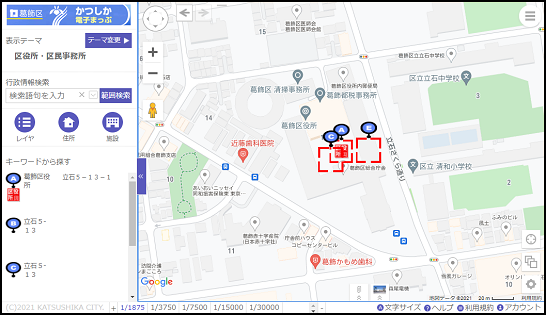 範囲検索の結果 範囲検索の結果
