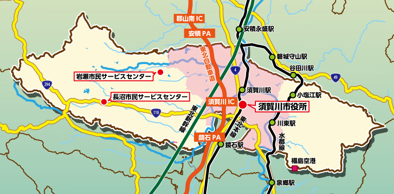地図から場所を探す